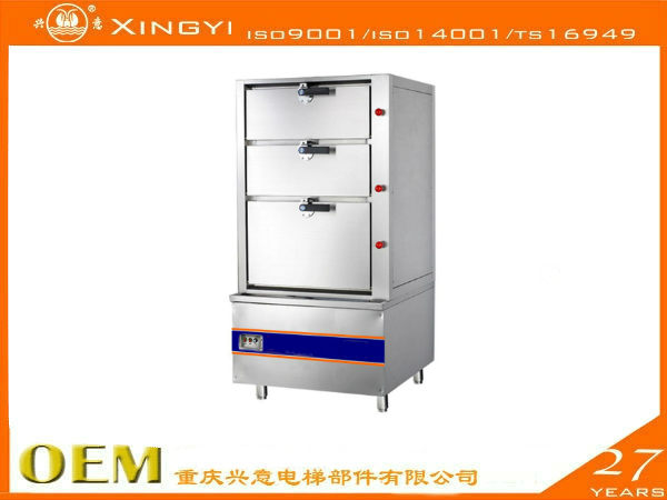 電磁三門海鮮蒸柜